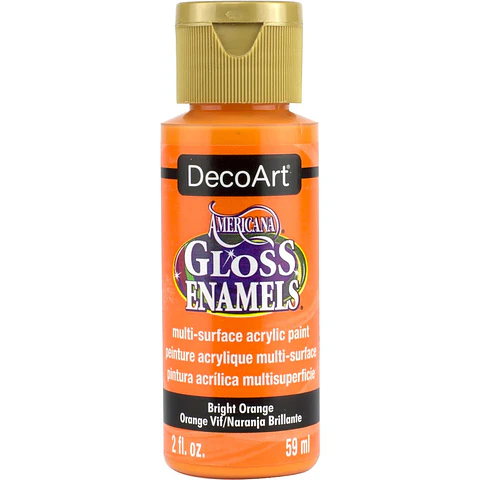 Tinta DecoArt Americana Gloss Enamels 59 ml — Laranja Vivo (DAG228)