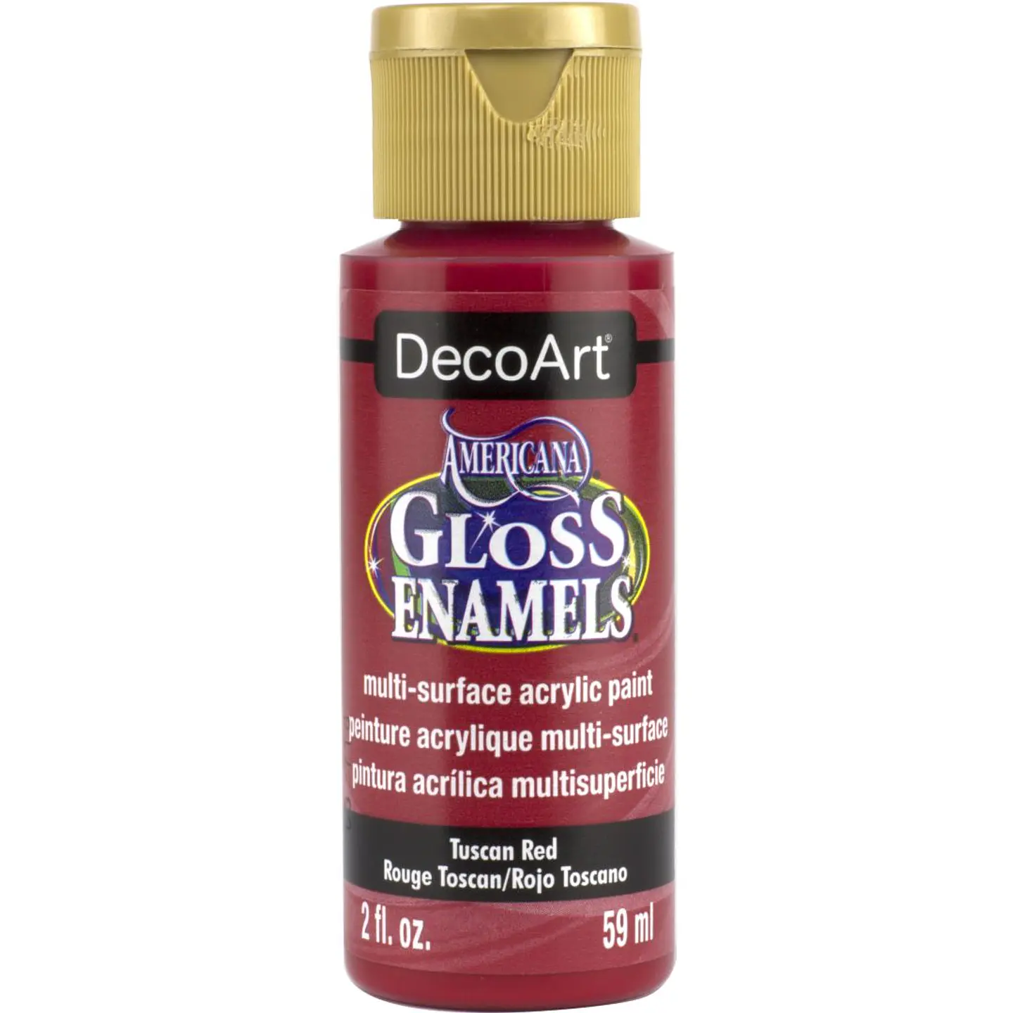 Tinta DecoArt Americana Gloss Enamels 59 ml — Vermelho Toscânia (DAG265) 1