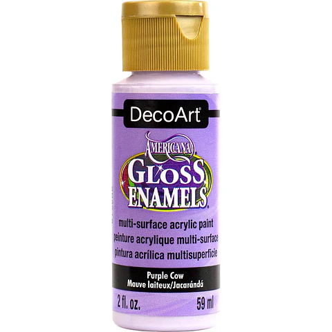 Tinta DecoArt Americana Gloss Enamels 59 ml — Purple Cow (Roxo) (DAG272)