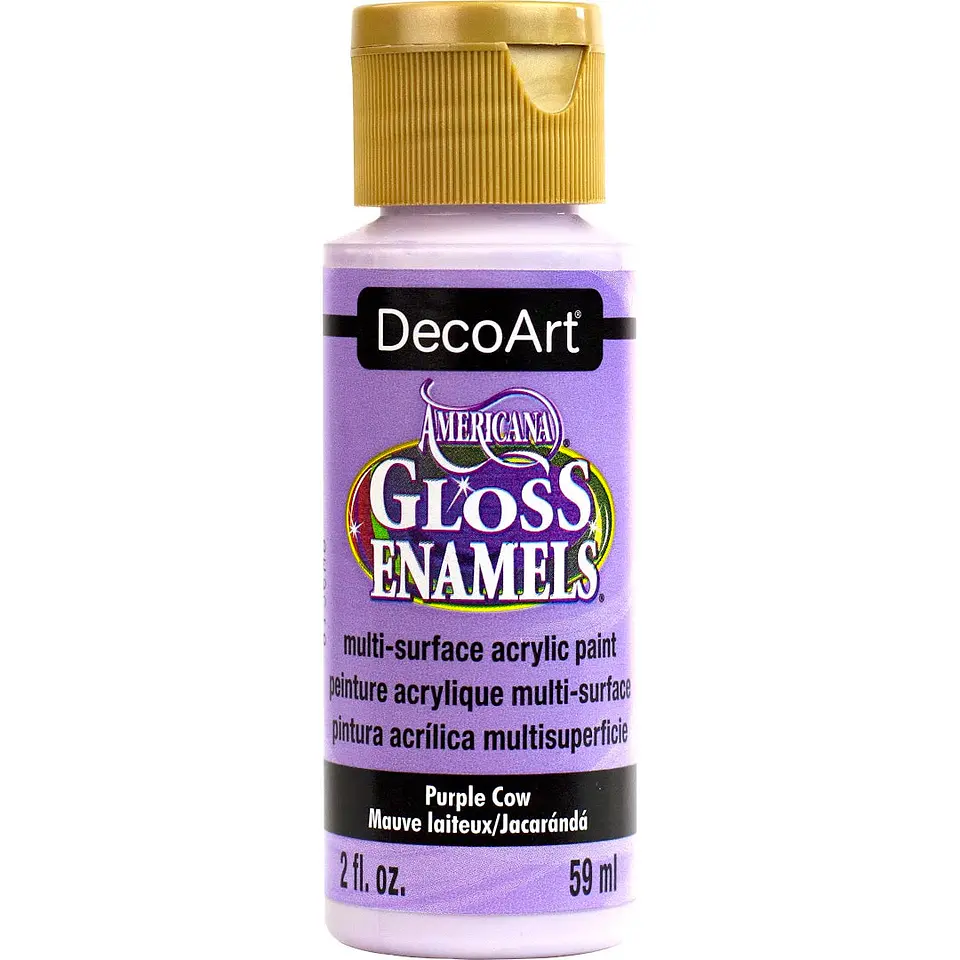 Tinta DecoArt Americana Gloss Enamels 59 ml — Purple Cow (Roxo) (DAG272) 1