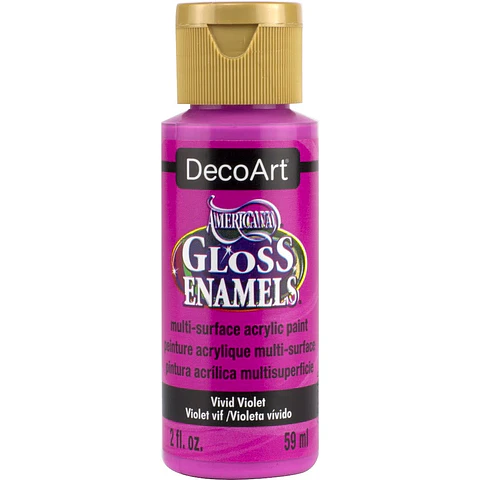 Tinta DecoArt Americana Gloss Enamels 59 ml — Violeta Vivo (DAG232)