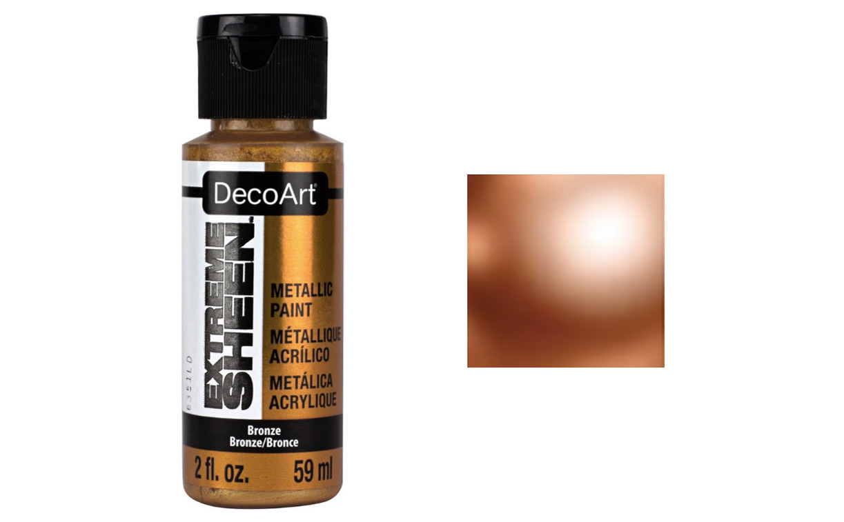 Tinta Acrílica Metalizada DecoArt Extreme Sheen — Bronze 59 ml (DPM06)