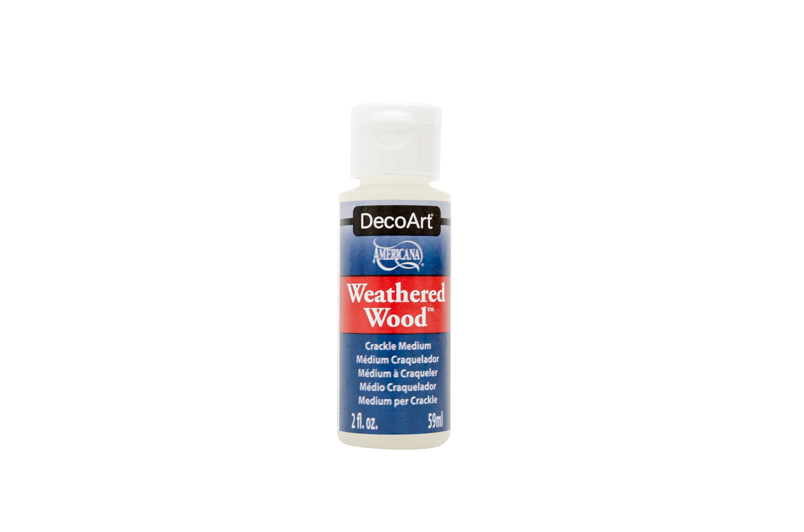 DecoArt Americana — Médium Craquelador Weathered Wood 59 ml (DAS8) 1