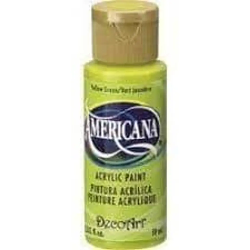 Tinta Acrílica DecoArt Americana 59 ml — Yellow Green (DA134) 1