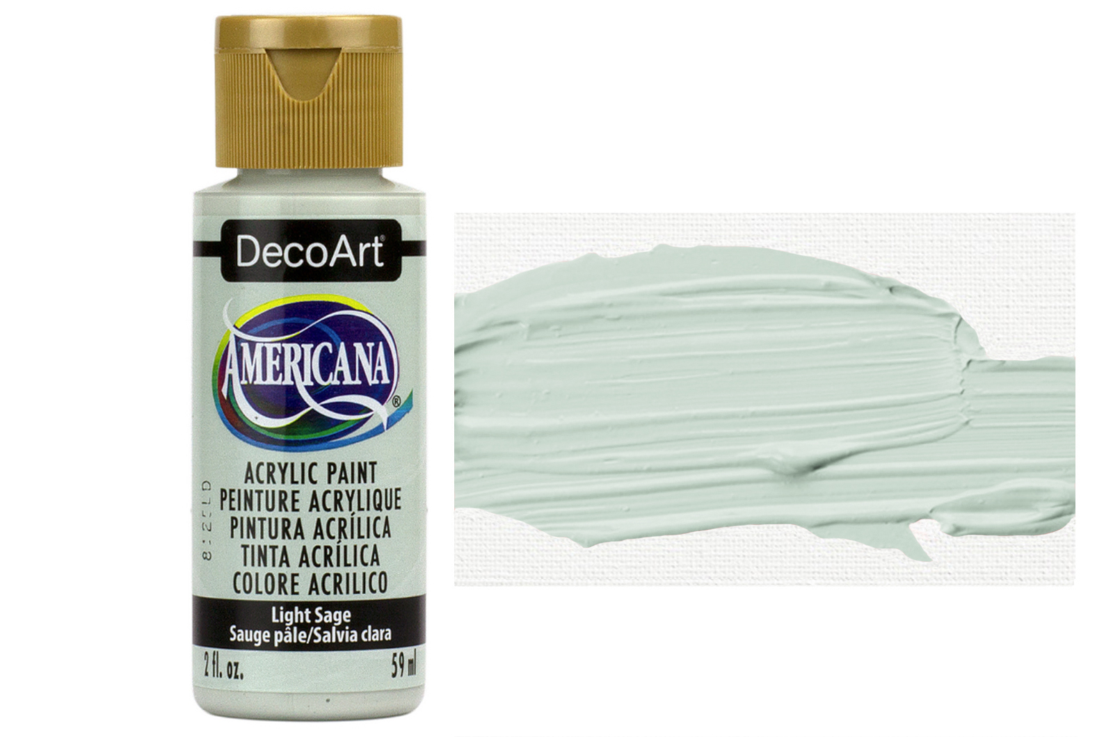 Tinta Acrílica DecoArt Americana 59 ml — Light Sage (DA358) 1