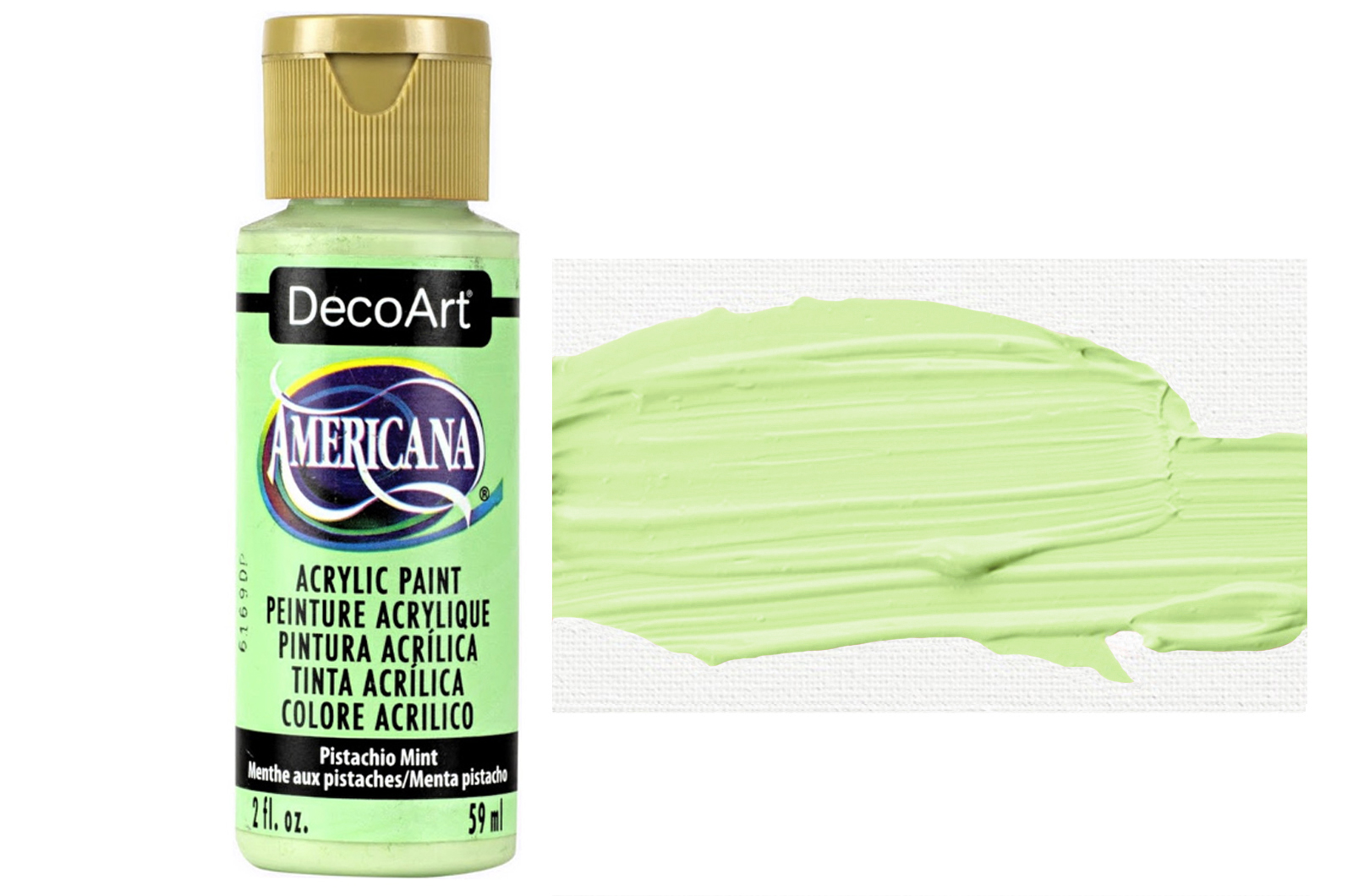 Tinta Acrílica DecoArt Americana 59 ml — Pistachio Mint (DA253) 1