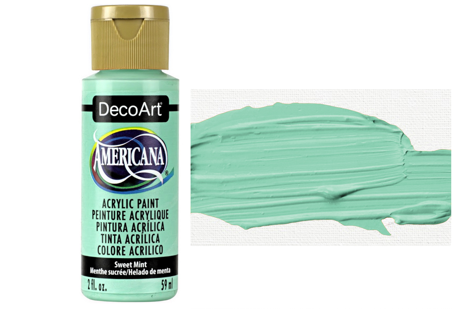 Tinta Acrílica DecoArt Americana 59 ml — Sweet Mint (DA317) 1