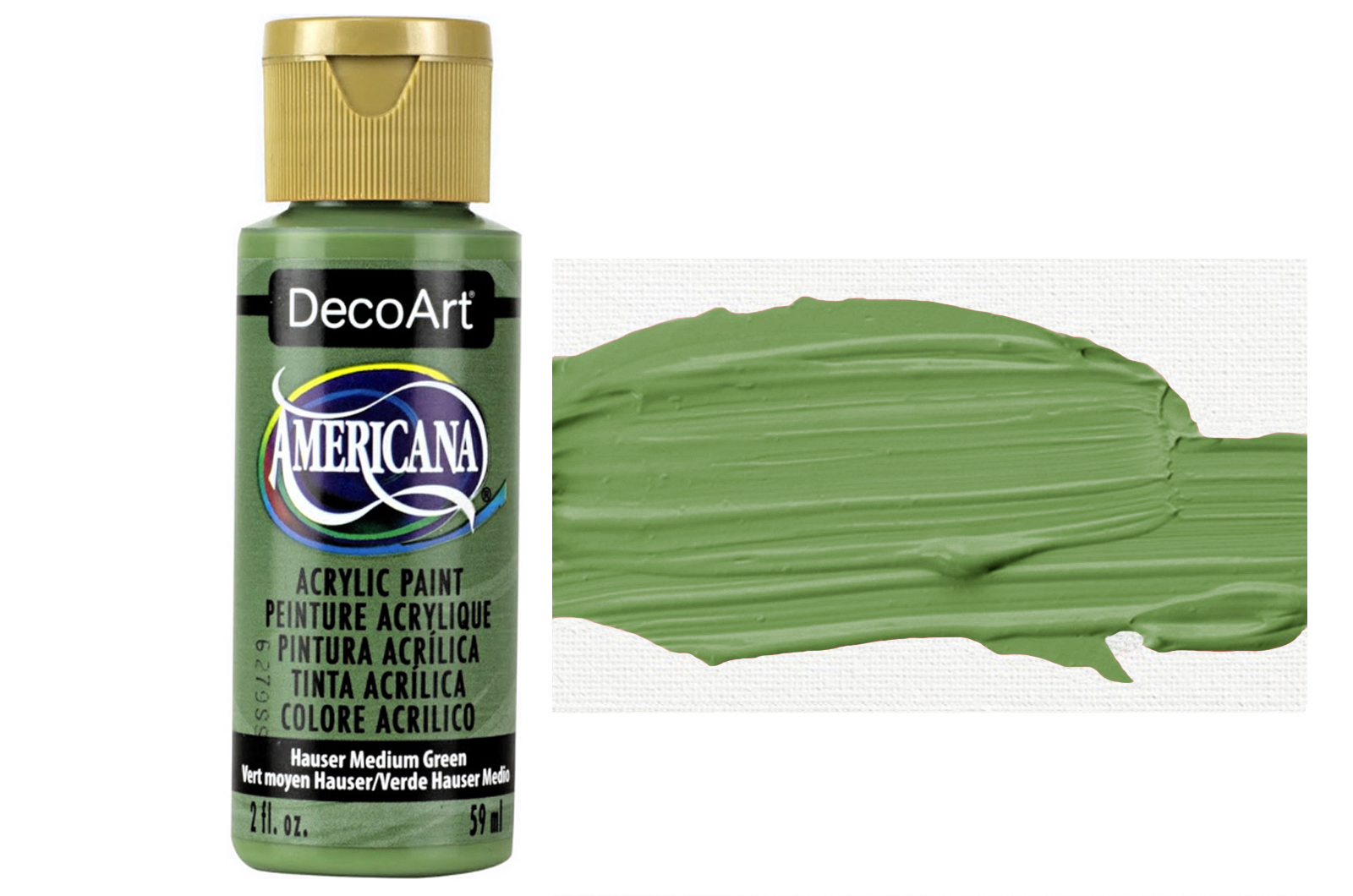 Tinta Acrílica DecoArt Americana 59 ml — Hauser Medium Green (DA132) 1