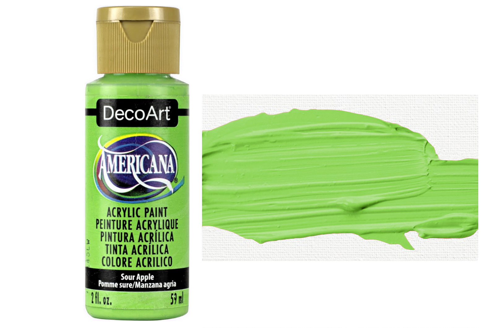 Tinta Acrílica DecoArt Americana 59 ml — Sour Apple (DA275) 1