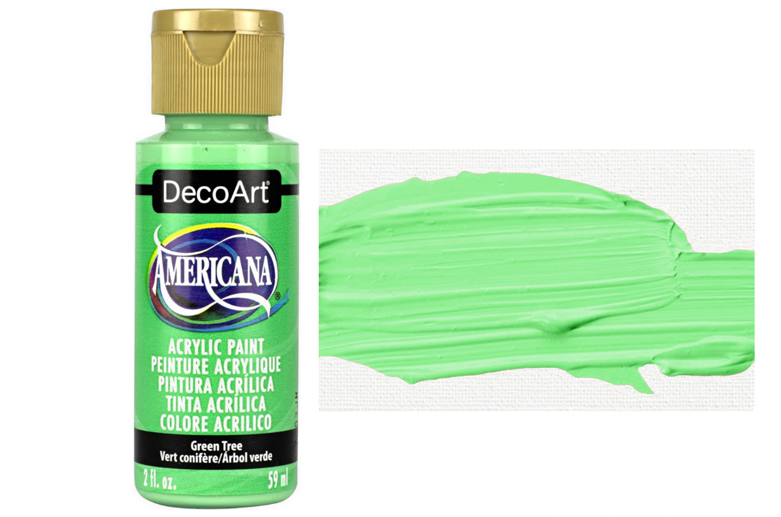 Tinta Acrílica DecoArt Americana 59 ml — Green Tree (DA349) 1