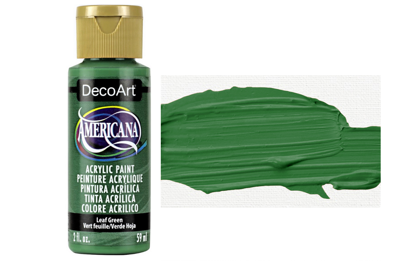 Tinta Acrílica DecoArt Americana 59 ml — Leaf Green (DA051) 1