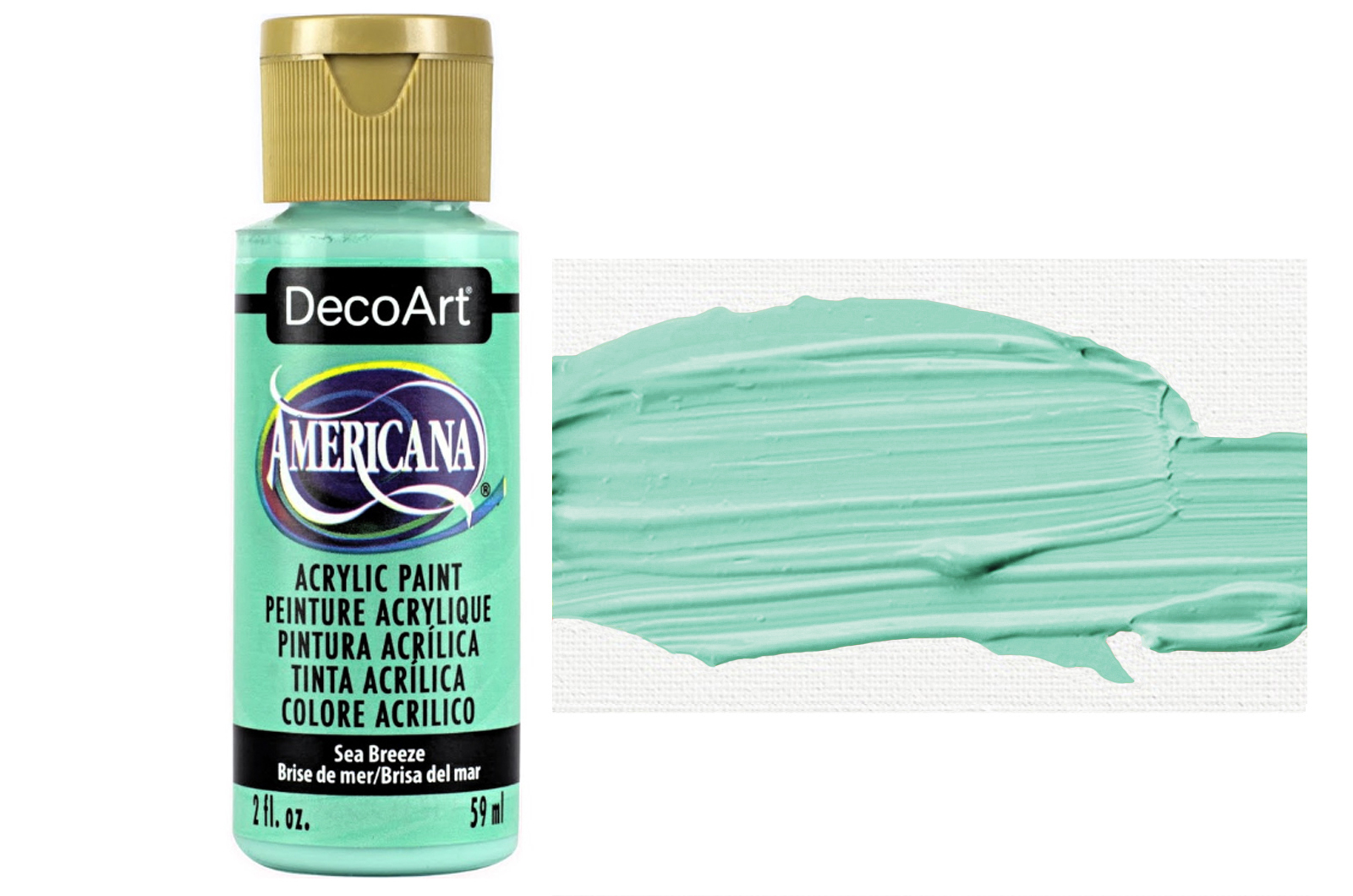 Tinta Acrílica DecoArt Americana 59 ml — Sea Breeze (DA256) 1