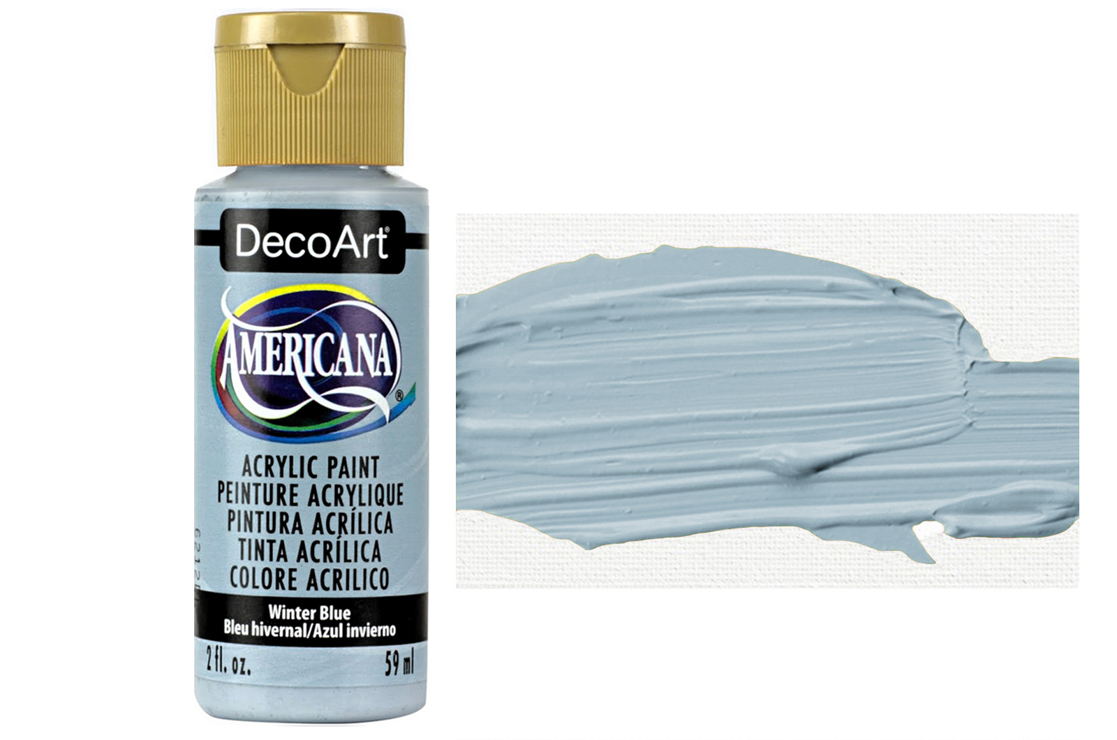 Tinta Acrílica DecoArt Americana 59 ml — Winter Blue (DA190) 1