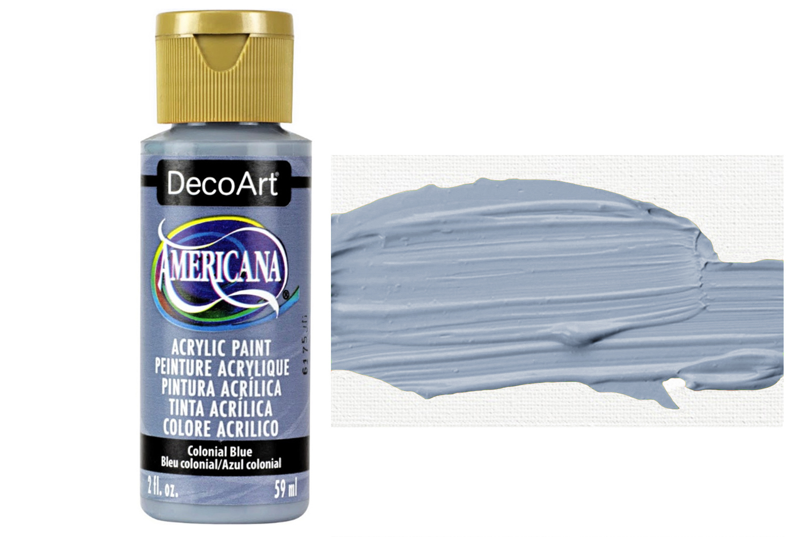 Tinta Acrílica DecoArt Americana 59 ml — Colonial Blue (DA334) 1