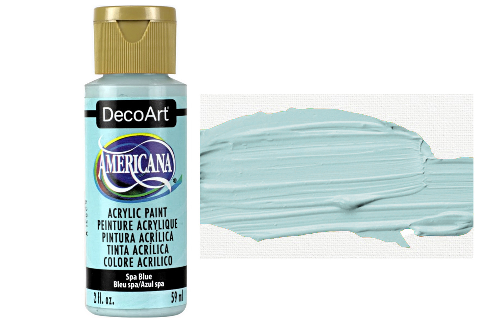Tinta Acrílica DecoArt Americana 59 ml — Spa Blue (DA277) 1
