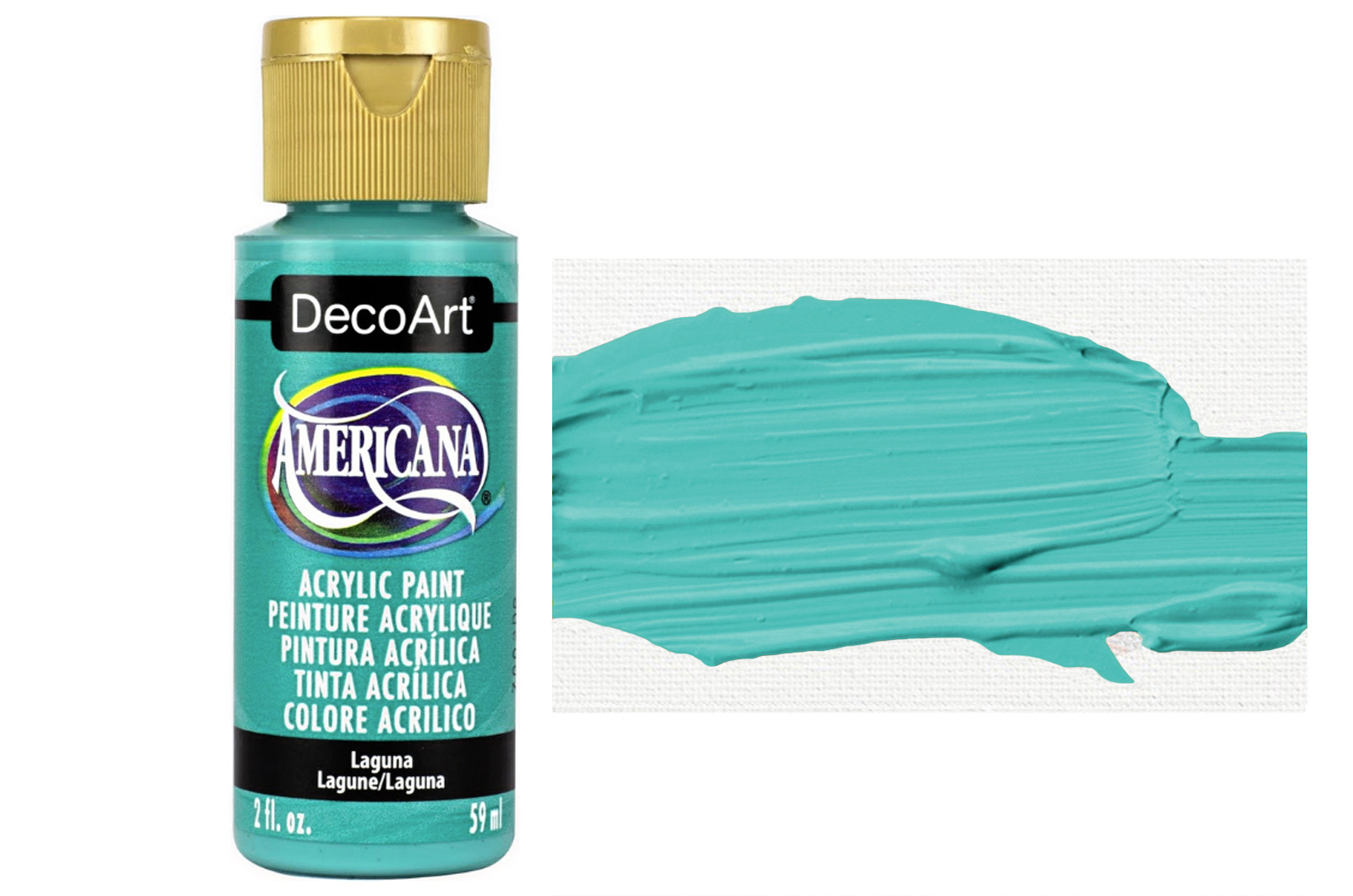 Tinta Acrílica DecoArt Americana 59 ml — Laguna (DA350) 1