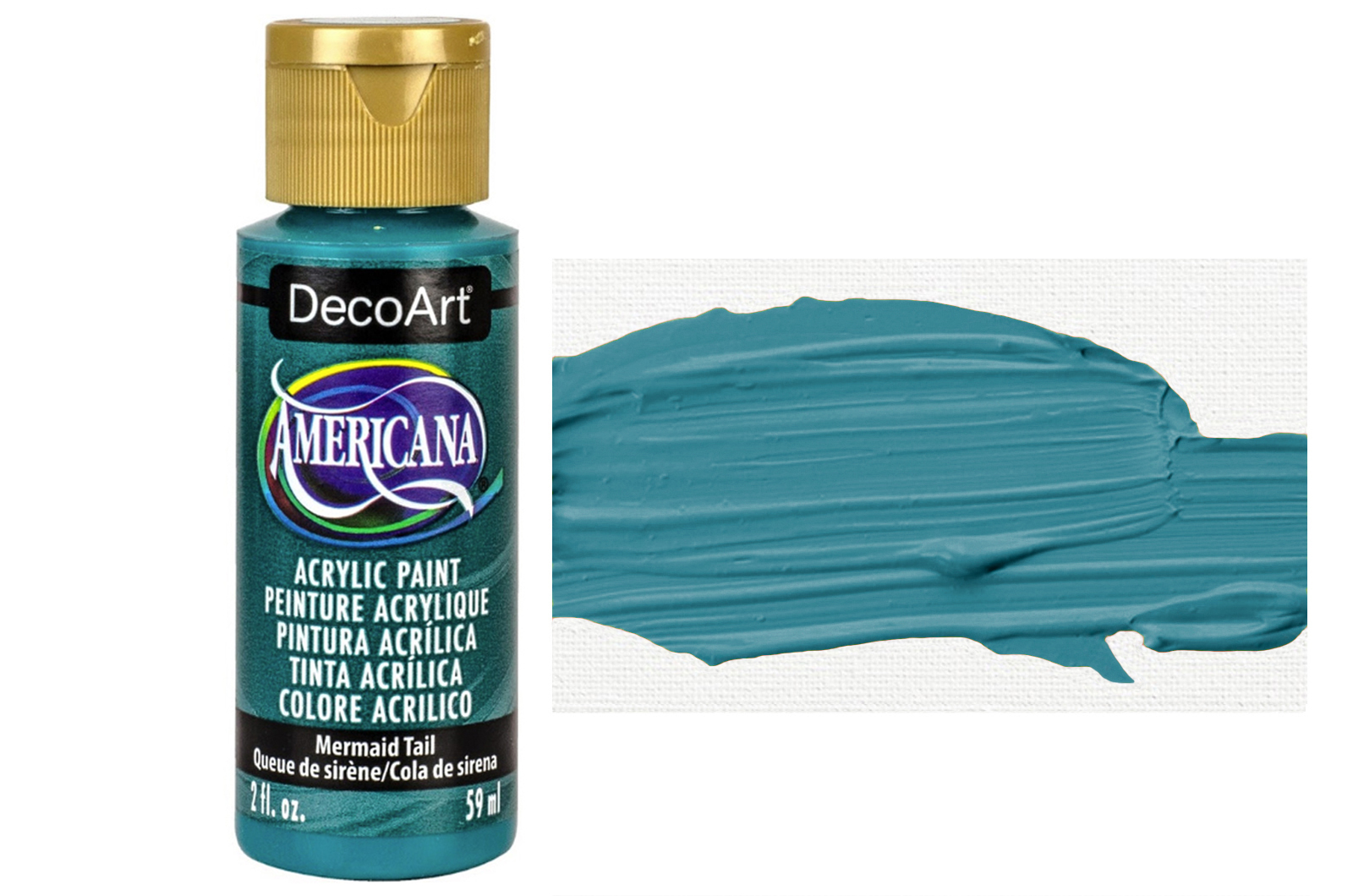 Tinta Acrílica DecoArt Americana 59 ml — Mermaid Tail (DA373) 1