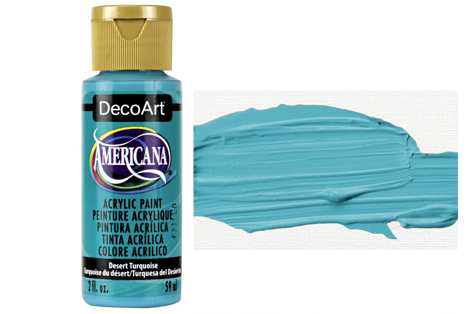 Tinta Acrílica DecoArt Americana 59 ml — Desert Turquoise (DA044) 1