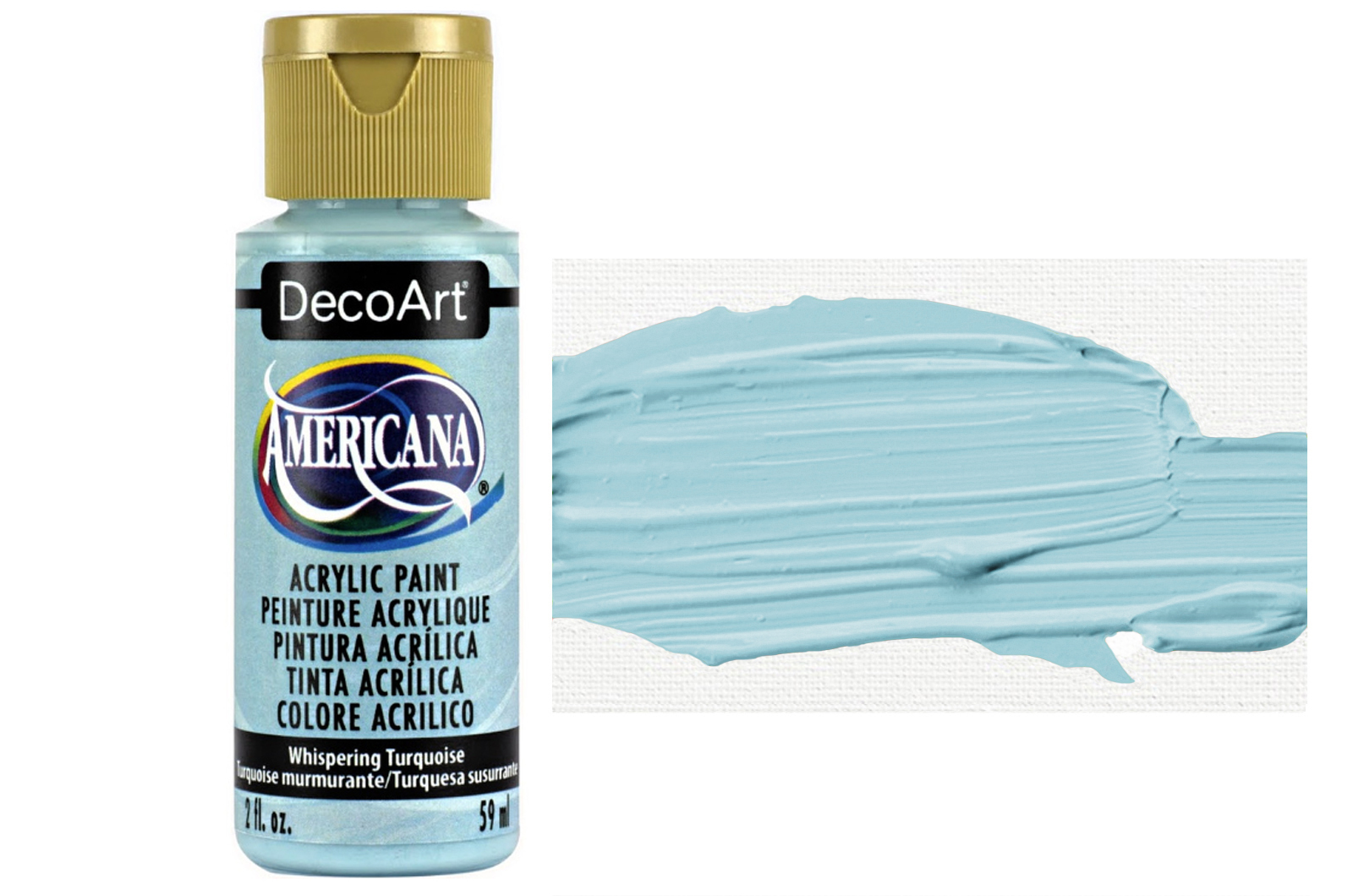 Tinta Acrílica DecoArt Americana 59 ml — Whispering Turquoise (DA305) 1