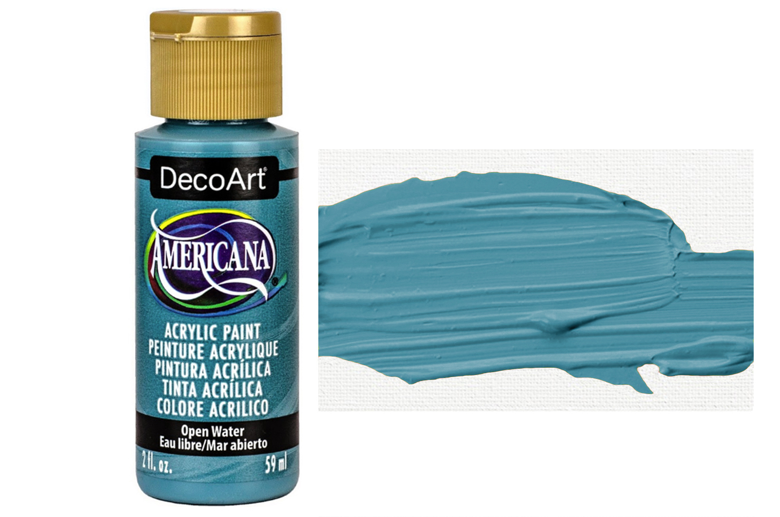 Tinta Acrílica DecoArt Americana 59 ml — Open Water (DA374) 1