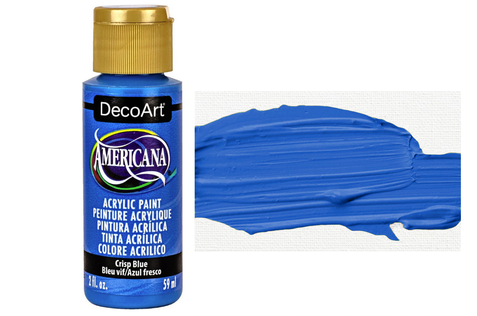 Tinta Acrílica DecoArt Americana 59 ml — Crisp Blue (DA376) 1