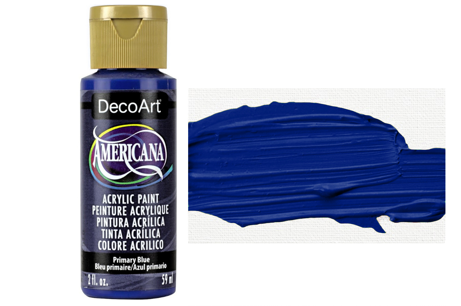 Tinta Acrílica DecoArt Americana 59 ml — Primary Blue (DA200) 1