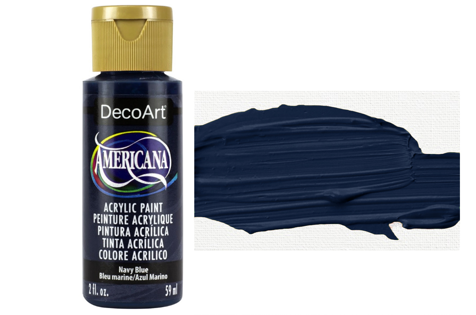 Tinta Acrílica DecoArt Americana 59 ml — Navy Blue (DA035) 1