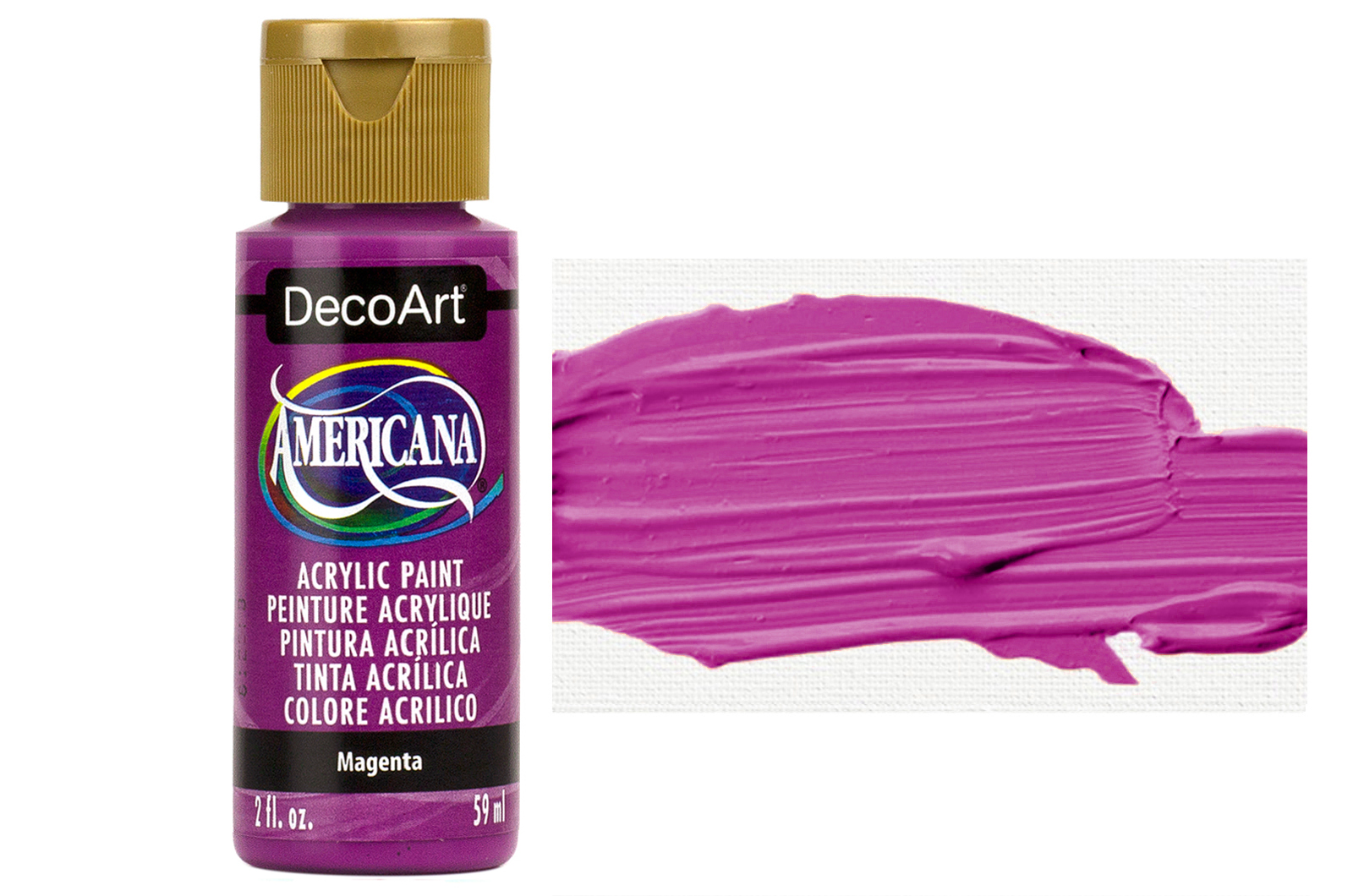 Tinta Acrílica DecoArt Americana 59 ml — Magenta (DA368) 1