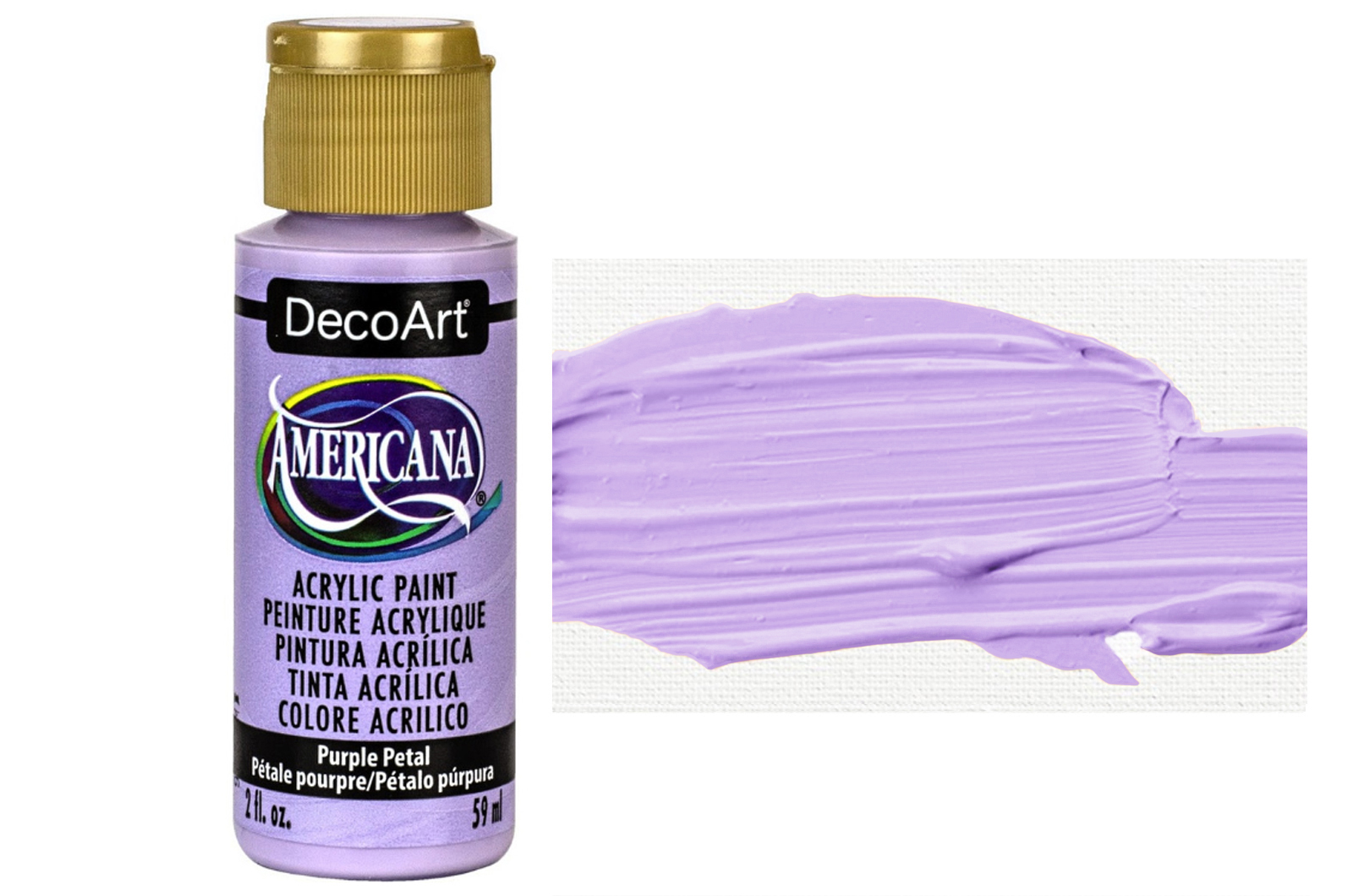 Tinta Acrílica DecoArt Americana 59 ml — Purple Petal (DA378) 1