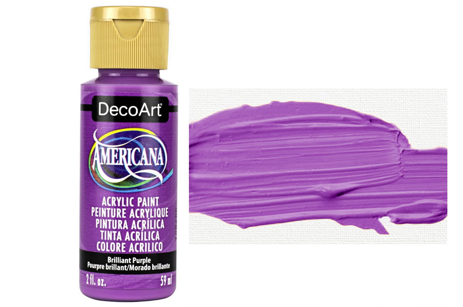 Tinta Acrílica DecoArt Americana 59 ml — Brilliant Purple (DA353) 1