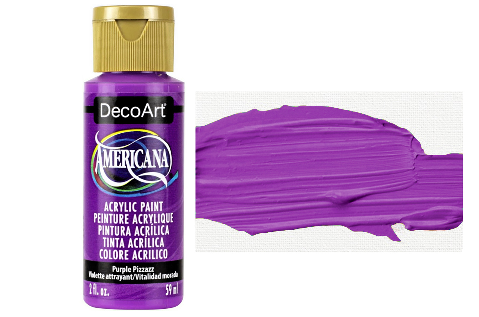Tinta Acrílica DecoArt Americana 59 ml — Purple Pizzazz (DA302) 1
