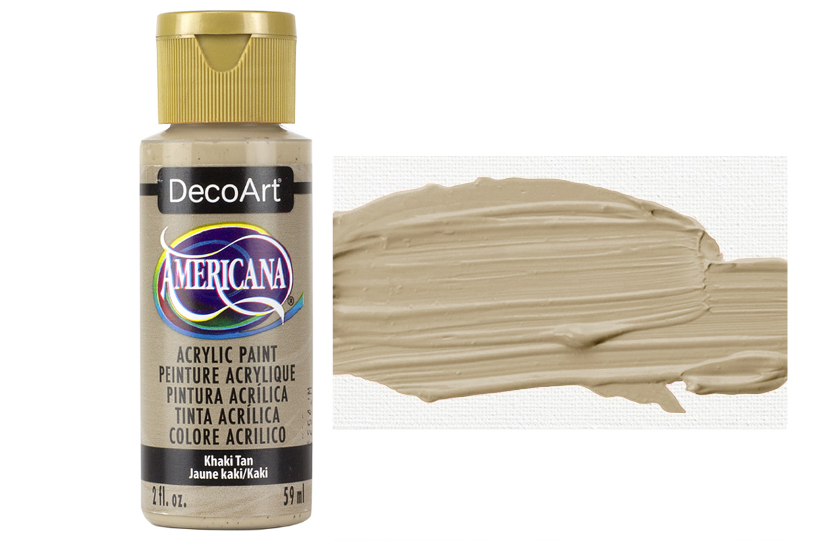 Tinta Acrílica DecoArt Americana 59 ml — Khaki Tan (DA173) 1