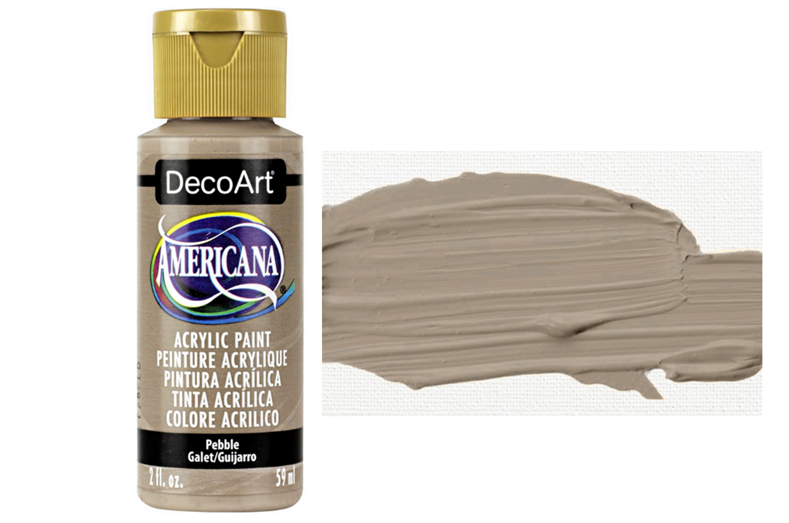 Tinta Acrílica DecoArt Americana 59 ml — Pebble (DA303) 1