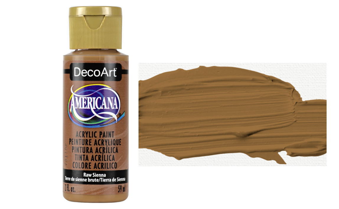 Tinta Acrílica DecoArt Americana 59 ml — Raw Sienna (DA093) 1