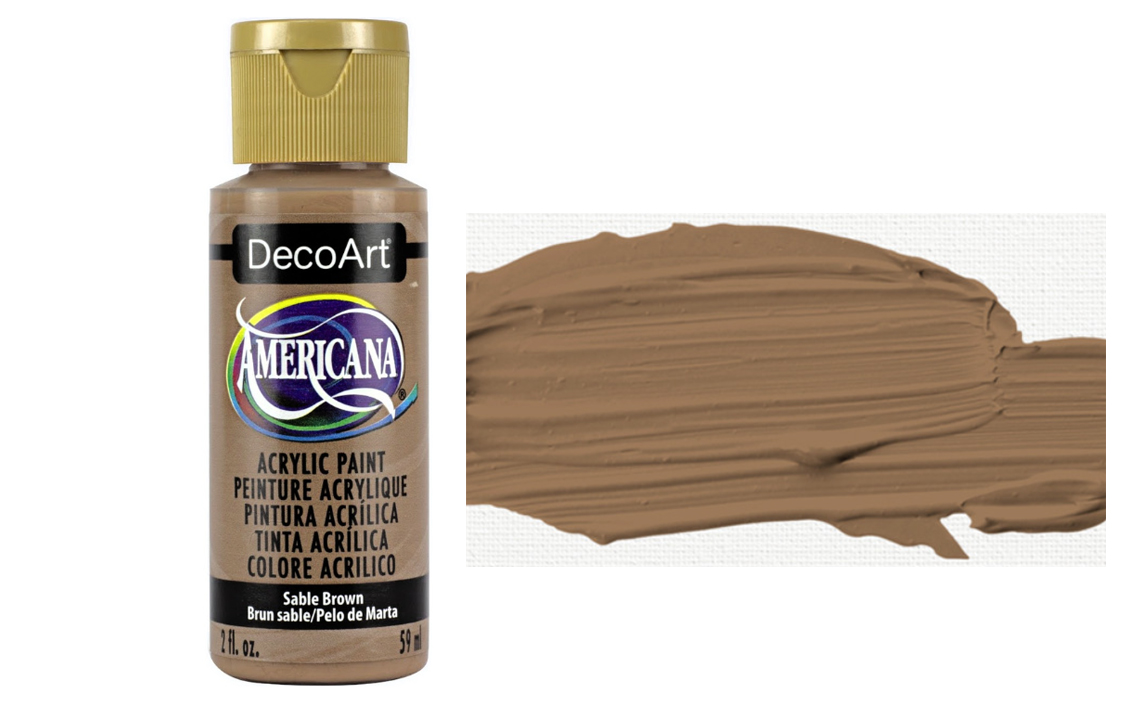 Tinta Acrílica DecoArt Americana 59 ml — Sable Brown (DA061) 1