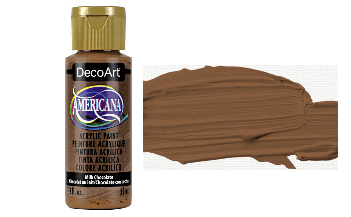 Tinta Acrílica DecoArt Americana 59 ml — Milk Chocolate (DA174) 1