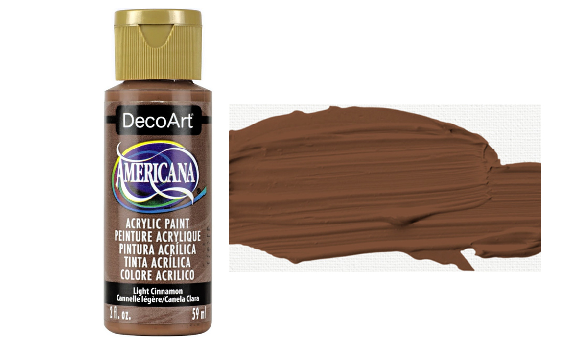 Tinta Acrílica DecoArt Americana 59 ml — Light Cinnamon (DA114) 1