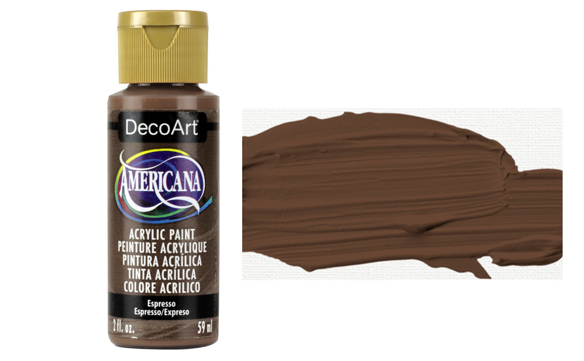 Tinta Acrílica DecoArt Americana 59 ml — Espresso (DA271) 1