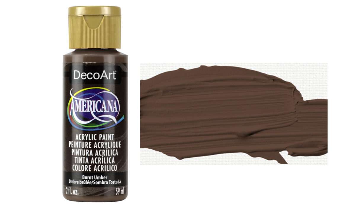 Tinta Acrílica DecoArt Americana 59 ml — Burnt Umber (DA064) 1