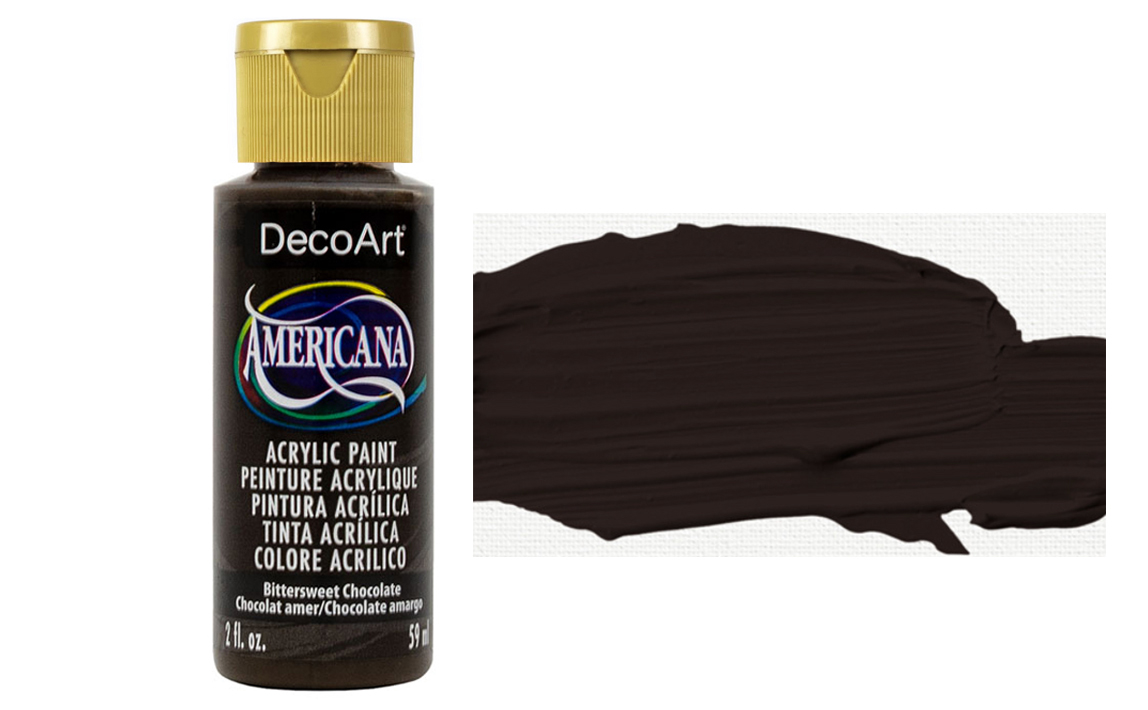 Tinta Acrílica DecoArt Americana 59 ml — Bittersweet Chocolate (DA195) 1