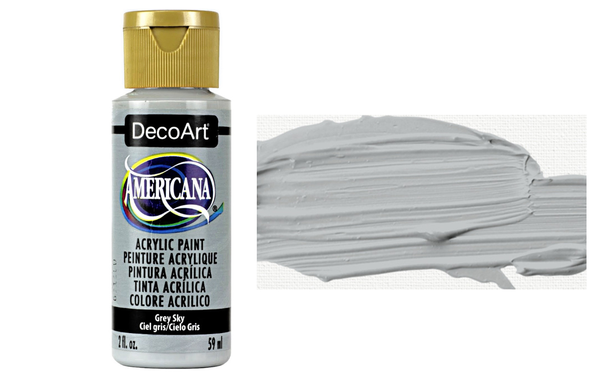 Tinta Acrílica DecoArt Americana 59 ml — Grey Sky (DA111) 1