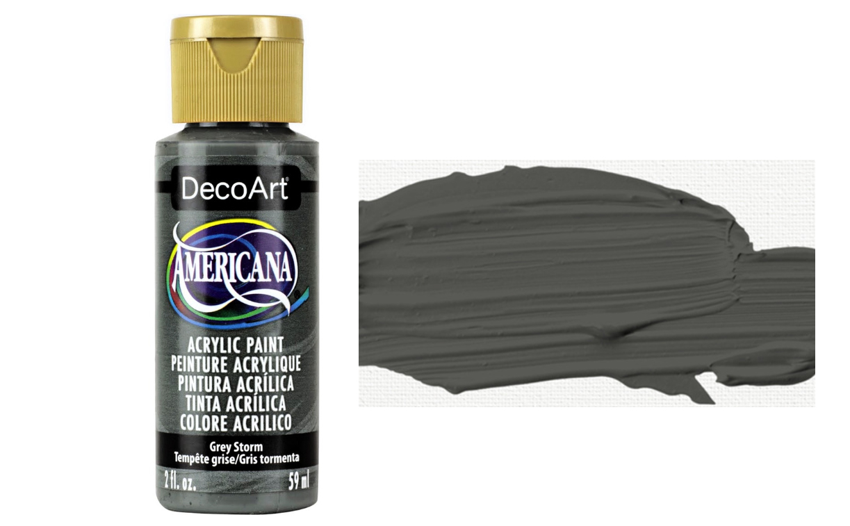 Tinta Acrílica DecoArt Americana 59 ml — Grey Storm (DA328) 1