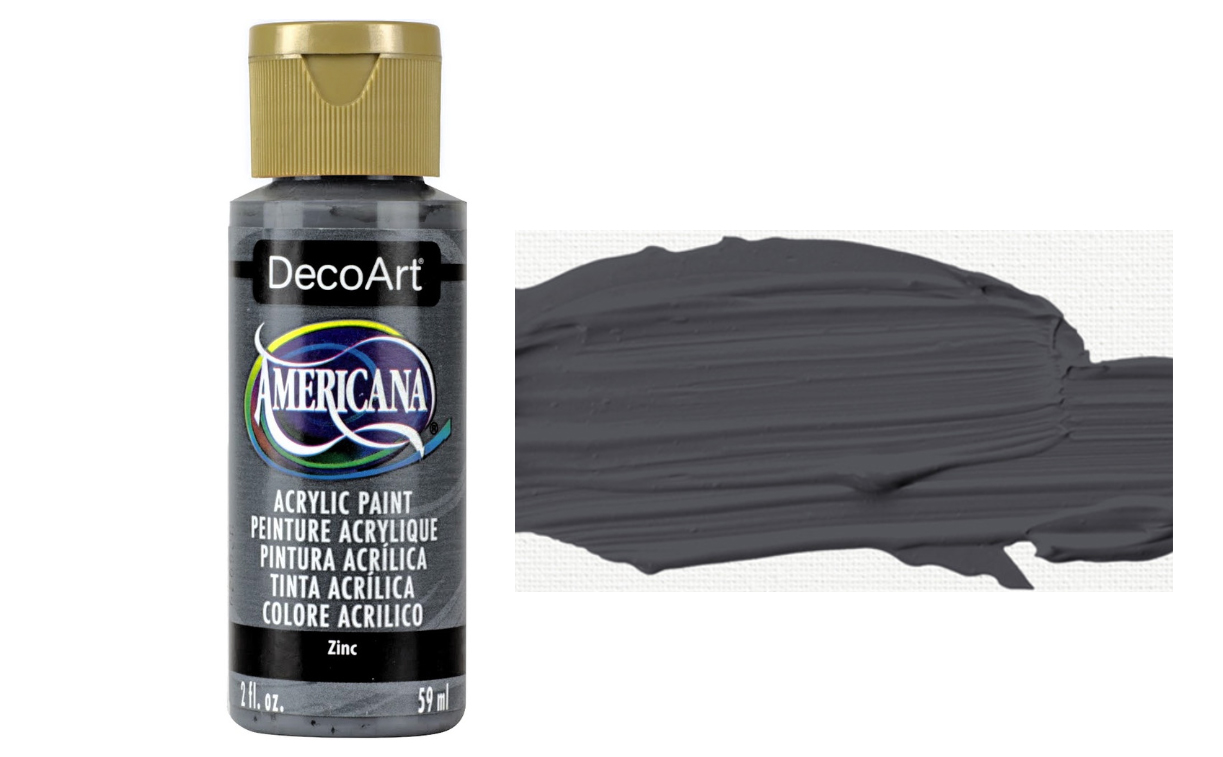 Tinta Acrílica DecoArt Americana 59 ml — Zinc (DA304) 1