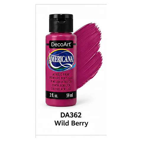 Tinta Acrílica DecoArt Americana 59 ml — Wild Berry (DA362)