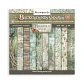 Stamperia — Bloco Scrapbook 20 × 20 cm Herbarium Silvae Backgrounds (SBBS136) - Thumbnail 1