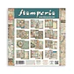 Bloco Scrapbooking Stamperia 30,5 × 30,5 cm — Gardens of Time (SBBL185) - thumbnail 2