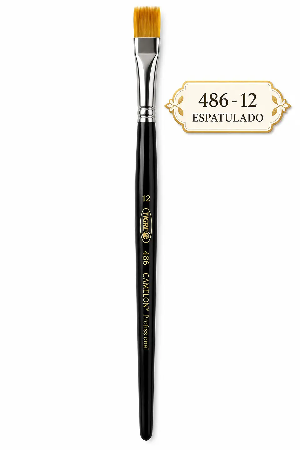 Pincel Tigre 486-12 – Espatulado 1