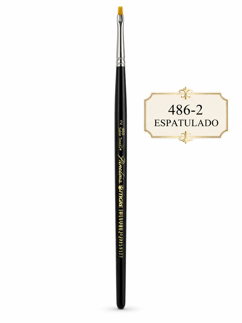 Pincel Tigre 486-2 – Espatulado 1