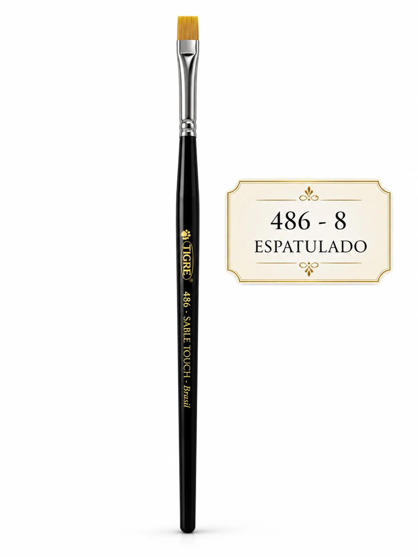 Pincel Tigre 486-8 – Espatulado 1