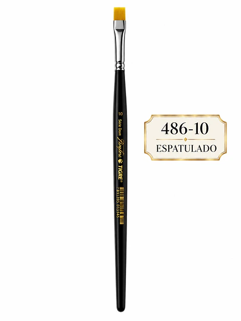 Pincel Tigre 486-10 – Espatulado